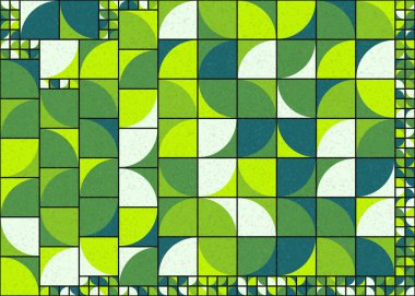 Soyut Geometrik Desen üretken hesaplama sanatı çizimi