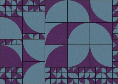 Soyut geometrik desen, sanat çizimi