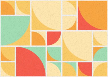 Soyut Geometrik Desen üretken hesaplama sanatı çizimi