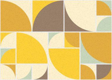 Soyut Geometrik Desen üretken hesaplama sanatı çizimi