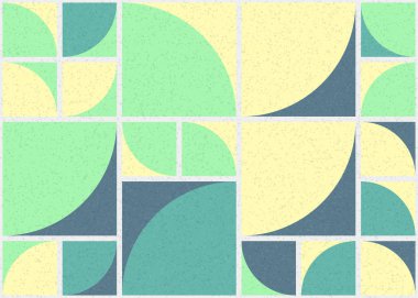 Soyut Geometrik Desen üretken hesaplama sanatı çizimi