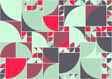 Soyut Geometrik Desen üretken hesaplama sanatı çizimi