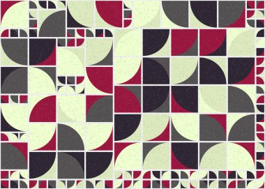 Soyut Geometrik Desen üretken hesaplama sanatı çizimi 