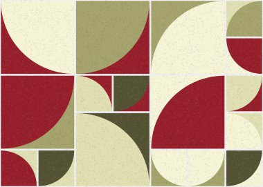 Soyut geometrik desen, sanat çizimi