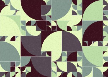 Soyut Geometrik Desen üretken hesaplama sanatı çizimi 