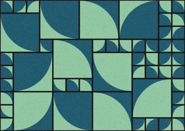 Soyut Geometrik Desen üretken hesaplama sanatı çizimi 