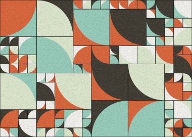 Soyut geometrik desen, sanat çizimi