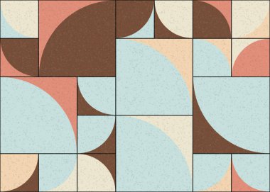 Soyut Geometrik Desen üretken hesaplama sanatı çizimi 