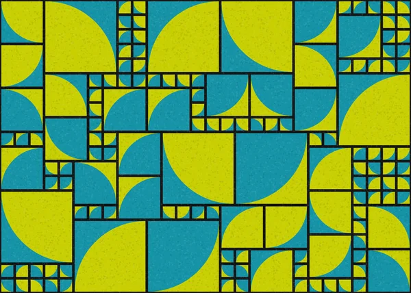 Soyut geometrik desen, sanat çizimi