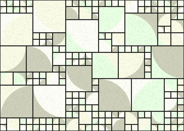 Abstraktes Geometrisches Muster Künstlerische Illustration — Stockvektor