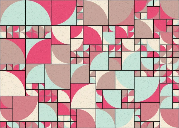 Soyut Geometrik Desen üretken hesaplama sanatı çizimi 