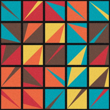 Soyut Geometrik Desen üretken hesaplama sanatı çizimi