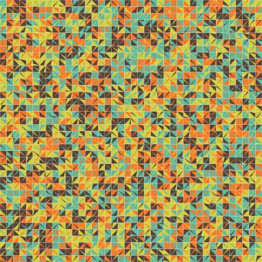 Soyut Geometrik Desen üretken hesaplama sanatı çizimi 