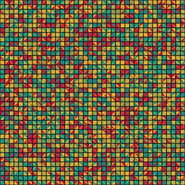 Soyut çapraz desenli üretken hesaplama sanatı çizimi