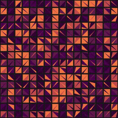 Soyut Geometrik Desen üretken hesaplama sanatı çizimi