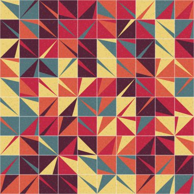 Soyut Geometrik Desen üretken hesaplama sanatı çizimi