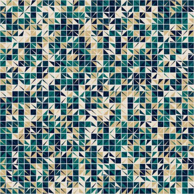 Soyut Geometrik Desen üretken hesaplama sanatı çizimi