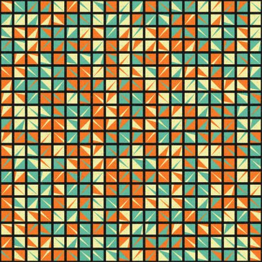 Soyut çapraz desenli üretken hesaplama sanatı çizimi