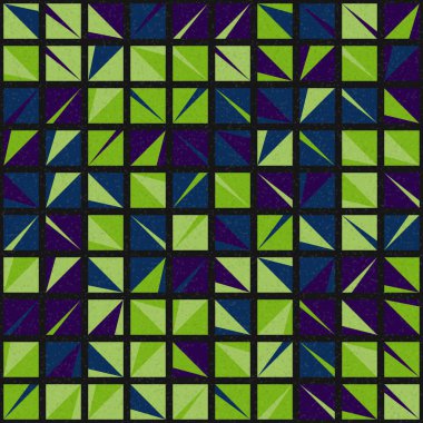 Soyut Geometrik Desen üretken hesaplama sanatı çizimi