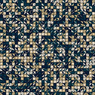 Soyut Geometrik Desen üretken hesaplama sanatı çizimi