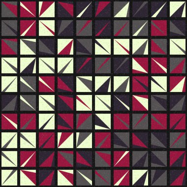 Soyut çapraz desenli üretken hesaplama sanatı çizimi