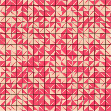 Soyut çapraz desenli üretken hesaplama sanatı çizimi