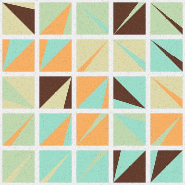 Soyut Geometrik Desen üretken hesaplama sanatı çizimi