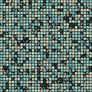 Soyut çapraz desenli üretken hesaplama sanatı çizimi