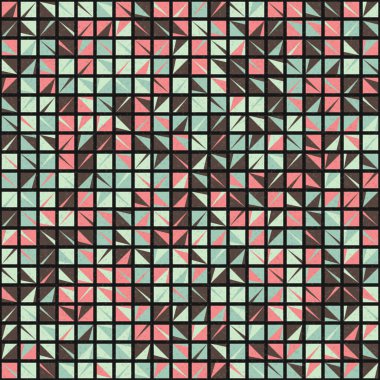 Soyut çapraz desenli üretken hesaplama sanatı çizimi