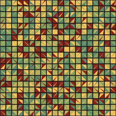 Soyut geometrik desen, sanat çizimi