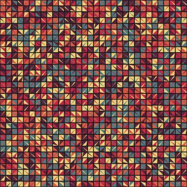 Soyut Geometrik Desen üretken hesaplama sanatı çizimi