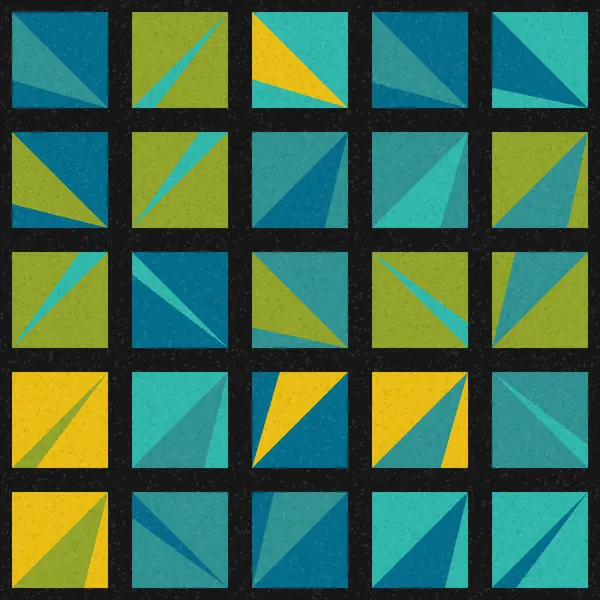 Soyut Geometrik Desen üretken hesaplama sanatı çizimi