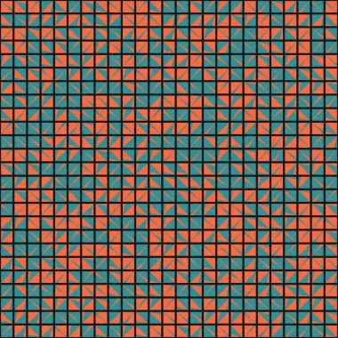 Soyut çapraz desenli üretken hesaplama sanatı çizimi