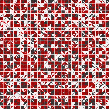 Soyut Geometrik Desen üretken hesaplama sanatı çizimi