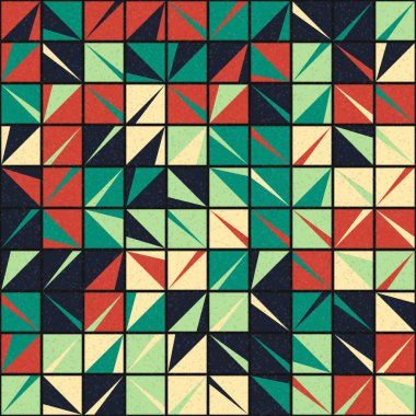 Soyut çapraz desenli üretken hesaplama sanatı çizimi