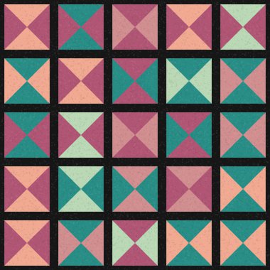 Soyut çapraz desenli üretken hesaplama sanatı çizimi