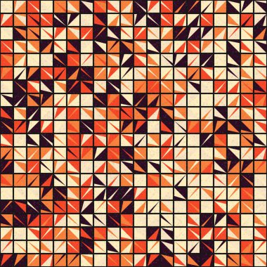 Soyut çapraz desenli üretken hesaplama sanatı çizimi