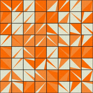 Soyut çapraz desenli üretken hesaplama sanatı çizimi