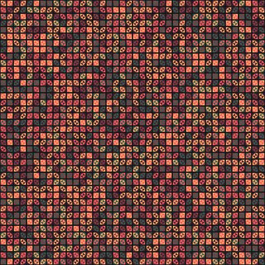 Soyut geometrik desen, sanat çizimi