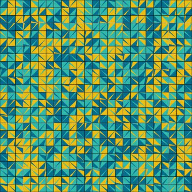 Soyut çapraz desenli üretken hesaplama sanatı çizimi