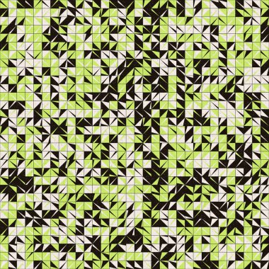 Soyut çapraz desenli üretken hesaplama sanatı çizimi