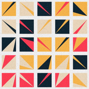 Soyut Geometrik Desen üretken hesaplama sanatı çizimi