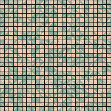 Soyut Geometrik Desen üretken hesaplama sanatı çizimi