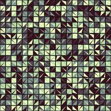 Soyut çapraz desenli üretken hesaplama sanatı çizimi