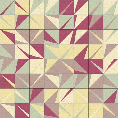 Soyut Geometrik Desen üretken hesaplama sanatı çizimi