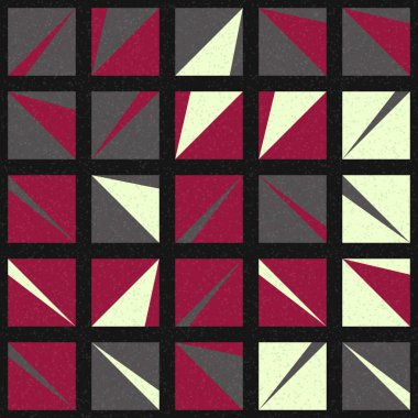 Soyut Geometrik Desen üretken hesaplama sanatı çizimi