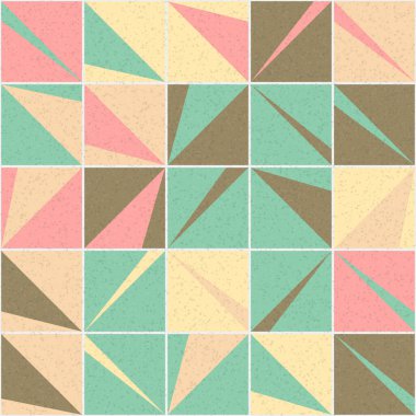 Soyut Geometrik Desen üretken hesaplama sanatı çizimi