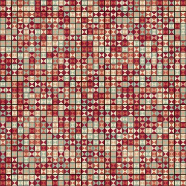 Soyut Geometrik Desen üretken hesaplama sanatı çizimi 