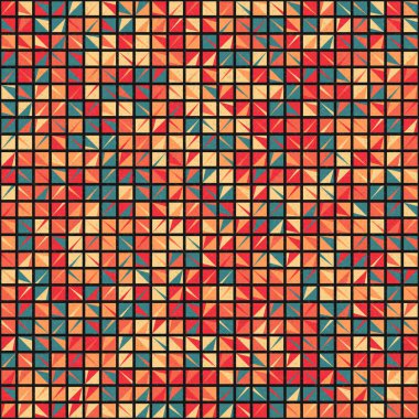 Soyut çapraz desenli üretken hesaplama sanatı çizimi