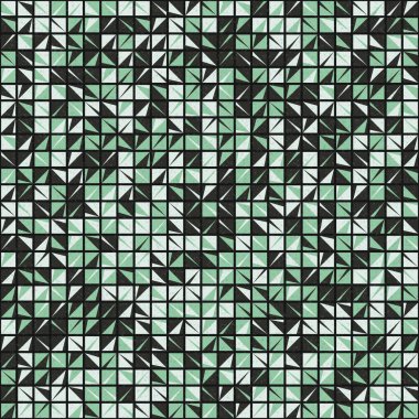 Soyut çapraz desenli üretken hesaplama sanatı çizimi